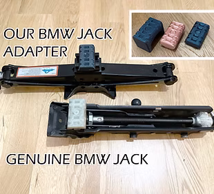 SOLIDASH adaptor compared with original BMW jack