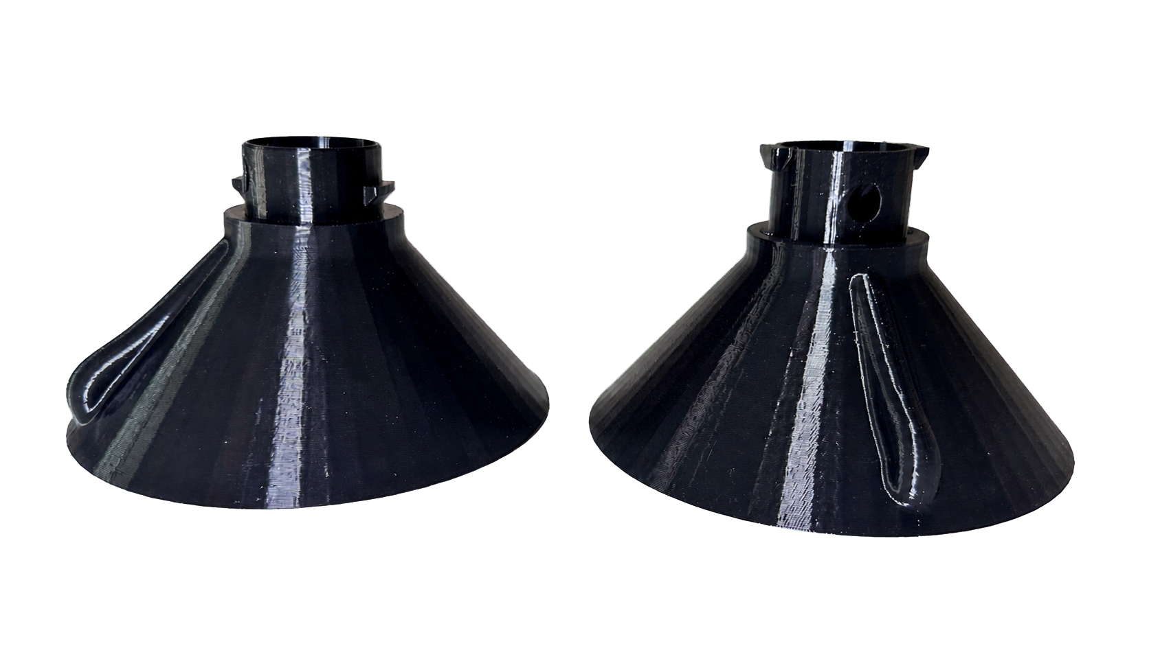 Pair of SOLIDASH BMW lock-in oil funnels